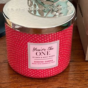 Brand New You’re the One three wick candle from Bath and Bodyworks